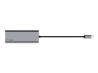 Belkin CONNECT USB-C 6-in-1 Multiport Adapter - Telakointiasema - USB-C - HDMI - 1GbE AVC008BTSGY