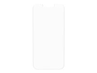 OtterBox Amplify Glass Antimicrobial - Näytön suojus tuotteelle matkapuhelin - lasi - kirkas malleihin Apple iPhone 14 77-88847