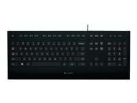 Logitech Corded K280e - Näppäimistö - USB - Pohjoismaat 920-005216