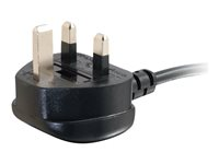 C2G Universal Power Cord - Virtajohto - BS 1363 (uros) to power IEC 60320 C13 - 5 m - valettu - musta 88516