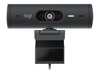 Logitech BRIO 500 - Verkkokamera - väri - 1920 x 1080 - 1080p, 720p - audio - USB-C 960-001422