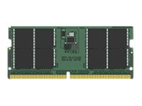 Kingston - DDR5 - pakkaus - 64 Gt: 2 x 32 Gt - 262-nastainen SO-DIMM - 5200 MHz / PC5-41600 - CL42 - 1.1 V - puskuroimaton - non-ECC KCP552SD8K2-64
