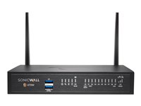 SonicWall TZ470W - Advanced Edition - turvalaite - 1GbE, 2.5GbE - Wi-Fi 5 - 2.4 GHz, 5 GHz - SonicWALL Secure Upgrade Plus Program (2 vuoden vaihtoehto) - pöytä 02-SSC-6813