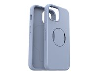 OtterBox OtterGrip Symmetry Series - Takakansi matkapuhelimelle - MagSafe-yhteensopiva - polykarbonaatti, synteettinen kumi - you do blue (sininen) malleihin Apple iPhone 15 77-93197