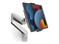 Compulocks Universal Tablet Cling Articulating Arm Mount - Asennuspakkaus - säädeltävä varsi malleihin tabletti - musta, hopea -näytön koko: 13" saakka - pöytäasennus 660REACHUCLGVWMB