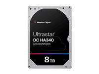 WD Ultrastar DC HA340 WUS721208BLE6L4 - Kiintolevyasema - datakeskus - 8 Tt - sisäinen - 3.5" - SATA 6Gb/s - 7200 kierrosta/min - puskuri: 256 Mt 0B47078