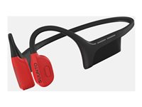 Suunto Wing - Kuulokkeet mikrofonilla varustettu - korva auki - kiinnitys niskan taakse - Bluetooth - langaton - laavan punainen SS050944000
