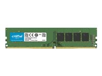 Crucial - DDR4 - moduuli - 4 Gt - DIMM 288 nastaa - 2400 MHz / PC4-19200 - CL17 - 1.2 V - puskuroimaton - non-ECC CT4G4DFS824AT