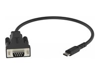 Vision Professional - Sarjasovitin - 24 pin USB-C (uros) to DB-9 (uros) - musta TC-USBCSER/BL