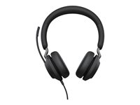 Jabra Evolve2 40 SE UC Stereo - Kuulokkeet + mikrofoni - korvien päällä - langallinen - USB-A - melua vaimentava - optimoitu UC:lle 24189-989-999