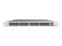 Cisco Meraki Cloud Managed MS120-48LP - Kytkin - Hallinnoitu - 48 x 10/100/1000 (PoE) + 4 x Gigabit SFP - työpöytä, telineeseen asennettava - PoE (370 W) MS120-48LP-HW