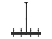 Multibrackets M Pro Dual Side MBC2X1U2 - Koukku - alumiini, teräs - musta -näytön koko: 32"-65" - kattoon asennettava 7350073733491