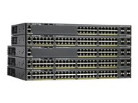 Cisco Catalyst 2960X-48TS-LL - Kytkin - Hallinnoitu - 48 x 10/100/1000 + 2 x Gigabit SFP - työpöytä, telineeseen asennettava WS-C2960X-48TS-LL