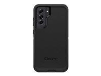 OtterBox Defender Series - Takakansi matkapuhelimelle - rosoinen - polykarbonaatti, synteettinen kumi - musta malleihin Samsung Galaxy S21 FE 5G 77-83939