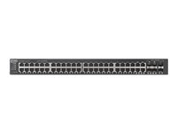 Zyxel GS2220-50 - Kytkin - Hallinnoitu - 44 x 10/100/1000 + 4 x combo Gigabit SFP + 2 x Gigabit SFP - telineeseen asennettava GS2220-50-EU0101F