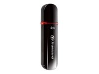 Transcend JetFlash 600 - USB Flash-asema - 4 Gt - USB 2.0 - punainen TS4GJF600