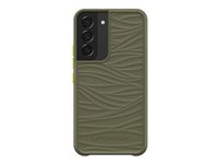 LifeProof WAKE - Takakansi matkapuhelimelle - 85 % valtameripohjainen kierrätetty muovi - gambit green - täyteläinen aaltokuvio malleihin Samsung Galaxy S22 77-86649