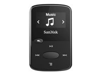 SanDisk Clip Jam - Digitaalisoitin - 8 Gt - musta SDMX26-008G-E46K