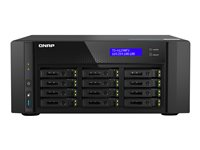 QNAP TS-h1290FX - NAS-palvelin - 12 telineet - RAM 256 Gt - 25 Gigabit Ethernet / 2.5 Gigabit Ethernet - iSCSI tuki TS-H1290FX-7302P-256G