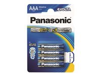 Panasonic Evolta - Akku 4 x AAA / LR03 - Alkali 00266499
