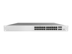 Cisco Meraki Cloud Managed MS120-24P - Kytkin - Hallinnoitu - 24 x 10/100/1000 + 4 x Gigabit SFP - työpöytä, telineeseen asennettava - PoE (370 W) MS120-24P-HW