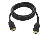 VISION Professional - HDMI-kaapeli Ethernetillä - HDMI uros to HDMI uros - 2 m - musta - 4K-tuki TC 2MHDMI/BL