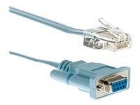 Cisco - Sarjakaapeli - RJ-45 (uros) to DB-9 (naaras) - 1.8 m malleihin Cisco 28XX, 28XX 2-pair, 28XX 4-pair, 28XX V3PN; Catalyst 2960 CAB-CONSOLE-RJ45=