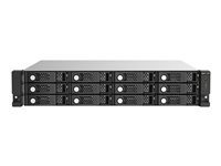 QNAP TL-R1220Sep-RP - Kiintolevyasemaryhmä - 12 telineet (SATA-600 / SAS-3) - SAS 12Gb/s (ulkoinen) - telineasennettava - 2U TL-R1220SEP-RP