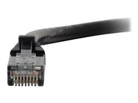 C2G Cat6 Booted Unshielded (UTP) Network Patch Cable - Kytkentäkaapeli - RJ-45 (uros) to RJ-45 (uros) - 30 cm - UTP - CAT 6 - valettu, piikitön, säikeinen - musta 83404