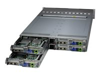 Supermicro BigTwin SuperServer 221BT-HNC9R - telineasennettava ilman suoritinta - 0 Gt - ei kiintolevyä SYS-221BT-HNC9R