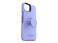 OtterBox Otter + Pop Symmetry Series - Takakansi matkapuhelimelle - antimikrobinen - polykarbonaatti, synteettinen kumi - violetti malleihin Apple iPhone 14 Plus 77-88753
