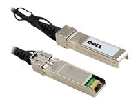 Dell 10GbE Direct Attach - Suorakytkentäkaapeli - SFP+ (uros) to SFP+ (uros) - 50 cm - kaksoisakselinen malleihin Networking N1148; PowerSwitch S4112, S5232, S5296; ProSupport Plus S4048, X1026, X1052 470-AAVK