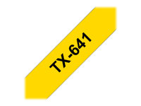 Brother - Musta, keltainen - Rulla (1,8 cm) laminaattinauha malleihin P-Touch PT-7000, PT-8000, PT-PC TX641