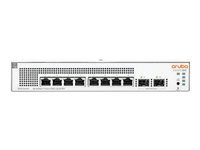 HPE Aruba Instant On 1930 8G Class4 PoE 2SFP 124W Switch - Kytkin - L3 - Hallinnoitu - 8 x 10/100/1000 (PoE) + 2 x Gigabit SFP - telineeseen asennettava - PoE (124 W) JL681A#ABB