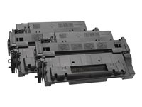 HP 55X - 2 pakettia - Tuottoisa - musta - alkuperäinen - LaserJet - väriainekasetti (CE255XD) malleihin LaserJet Enterprise MFP M525; LaserJet Enterprise Flow MFP M525; LaserJet Managed MFP M525 CE255XD