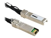 Dell Customer Kit - 25GBase-suorakytkentäkaapeli - SFP28 (uros) to SFP28 (uros) - 2 m - kaksoisakselinen - passiivinen malleihin PowerSwitch S5212F-ON, S5224F-ON, S5232F-ON, S5296F-ON 470-ACFB