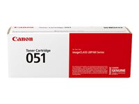 Canon 051 - Musta - alkuperäinen - väriainekasetti malleihin imageCLASS MF262, MF264, MF267, MF269; i-SENSYS MF264, MF267, MF269; Satera LBP161, LBP162 2168C002