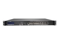 SonicWall SuperMassive 9200 - Advanced - turvalaite - 10GbE - 1U - SonicWALL Secure Upgrade Plus Program (2 vuoden vaihtoehto) - telineeseen asennettava 01-SSC-1724