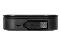 Targus USB-C Universal Dual HD Docking Station with 80W PD Pass-Thru - Telakointiasema - USB-C 3.2 Gen 2 - 2 x HDMI - 1GbE - TAA-yhdenmukainen DOCK116GLZ