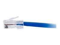 C2G Cat5e Booted Unshielded (UTP) Network Patch Cable - Kytkentäkaapeli - RJ-45 (uros) to RJ-45 (uros) - 30 cm - UTP - CAT 5e - valettu, piikitön, säikeinen - sininen 83159