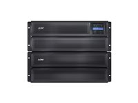 APC Smart-UPS X 3000 Rack/Tower LCD - UPS (torniin asennettava/ulkoinen) - Vaihtovirta 120 V - 2700 watti(a) - 3000 VA - RS-232, USB - lähtöliittimet: 10 - 4U - Kanada, Yhdysvallat - musta malleihin P/N: SCL500RM1UC, SCL500RM1UNC, SMTL1000RM2UC, SMTL750RM2UC, SMX2000LVUS, SMX3000HVTUS SMX3000LV