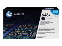 HP 646X - Tuottoisa - musta - alkuperäinen - LaserJet - väriainekasetti (CE264X) malleihin Color LaserJet Enterprise CM4540 MFP, CM4540f MFP, CM4540fskm MFP CE264X