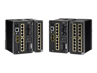 Cisco Catalyst IE3400 Rugged Series - Network Advantage - kytkin - Hallinnoitu - 8 x 10/100/1000 + 2 x Gigabit SFP - DIN-kiskoon kiinnitettävä - DC power IE-3400-8T2S-A