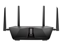 NETGEAR Nighthawk RAX50 - Langaton reititin 4-porttinen kytkin - 1GbE - Wi-Fi 6 - Dual Band RAX50-100EUS