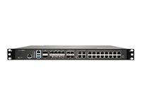 SonicWall NSa 6700 - Turvalaite - 10GbE, 5GbE, 2.5GbE, 25GbE, 40GbE - 1U - telineeseen asennettava 02-SSC-4332