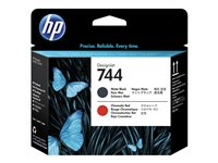 HP 744 - Musta, kromaattinen punainen - tulostinpää malleihin DesignJet Z2600 PostScript, Z5600 PostScript F9J88A