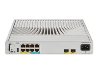 Cisco Catalyst 9200CX - Network Essentials - kytkin - kompakti - L3 - Hallinnoitu - 4 x 10/100/1000 (UPOE) + 4 x 100/1000/2.5/5/10G (UPOE) + 2 x 10 Gigabit SFP+ (maa-satelliittiyhteys) - telineeseen asennettava - UPOE (240 W) C9200CX-8UXG-2X-E