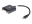C2G 20cm Mini DisplayPort to DVI Adapter - Thunderbolt to Single Link DVI-D Converter M/F - Black - DisplayPort -kaapeli - Mini DisplayPort (uros) to DVI-D (naaras) - 20 cm - musta