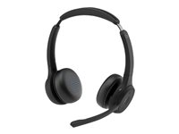 Cisco Headset 721 - Kuuloke + mikrofoni - korvien päällä - Bluetooth - langaton - hiilen musta - Cisco Webex Certified BUN-721+CAMD-C-WW