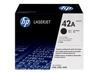 HP 42A - Musta - alkuperäinen - LaserJet - väriainekasetti (Q5942A) malleihin LaserJet 4240, 4250, 4350 Q5942A